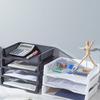 Stapelbare Dokumentenablage, stapelbare Papierbriefablage, Schreibtisch-Organizer, vertikal, horizontal, Ablage für Briefe, Postkörbe