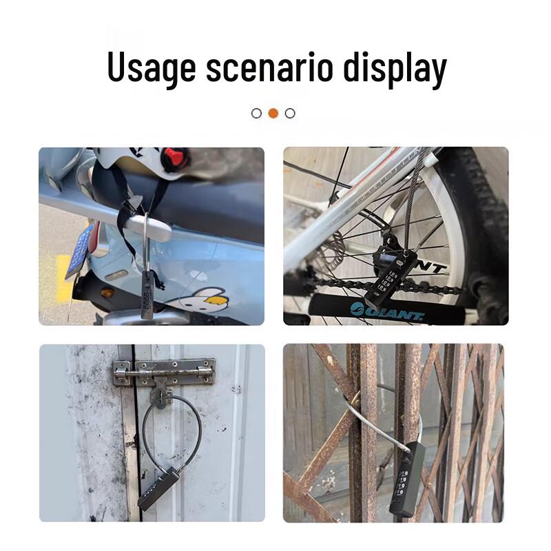 Dipuer Anti-Theft Password Cable Lock