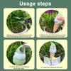 4 Pcs Gnome Self Watering Globes Terracotta Plant Watering Globes Slow Release Automatic Watering Bulbs for Indoor Outdoor Plants