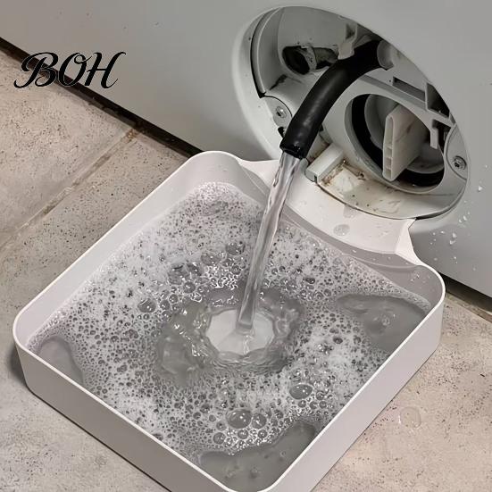 Vassoio Acqua ad Alta Capacità per Lavatrice a Carica Frontale, Vaschetta di Scarico Universale, Raccoglitore Antiperdita per Lavatrice per Cantine, Appartamenti,