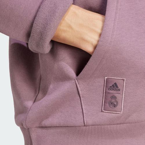 adidas Pullover Casual Hoodie American Retro Sweatshirt for Men, Purple Pink