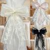 Lace Bow-knot Curtain Holders Easy Installation Window Curtain Buckles  Window Drapery