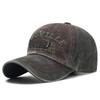 Trendy Distressed Embroidered Letter Baseball Cap for Men and Women