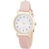 Fieldwork Analog Watch Waterproof Leather Strap Harp Pink for Women
