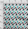 oneOone Cotton Flex Fabric Circle Geometric A  Printed Craft Fabric BTY 40 Inch