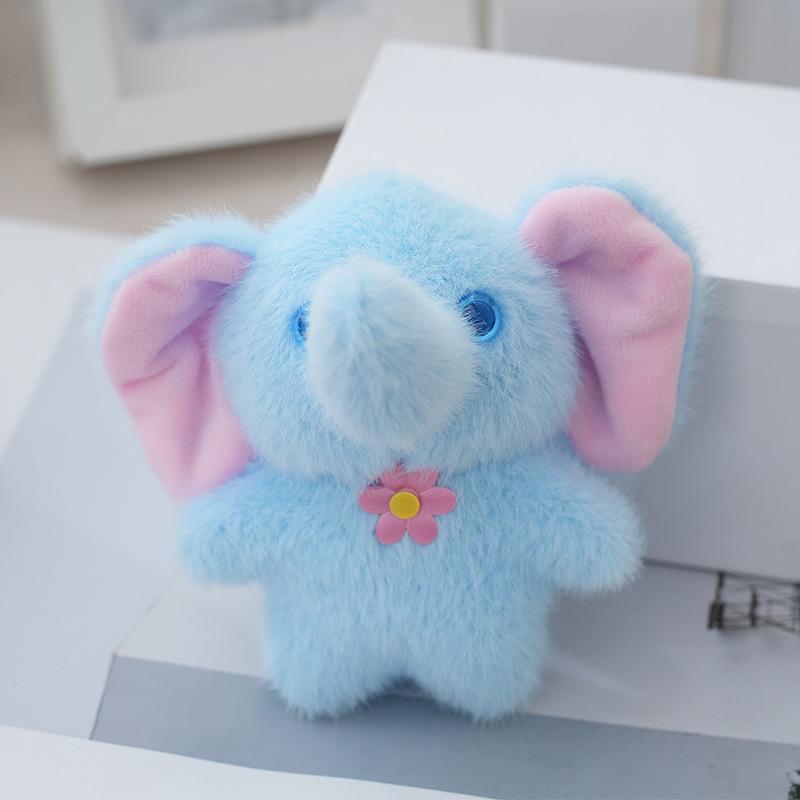 Cute Little Elephant Plush Toy Keychain Pendant Backpack Hangings Decoration Gifts