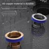 Anti-Odor Device for Bathroom Floor Drain, Universal Toilet Anti-Mosquito Drain Pipe Connector with Full Copper Core to Prevent Odor Return