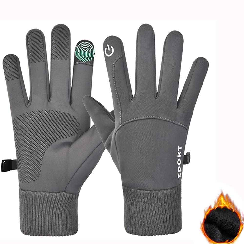 Touch Screen Waterproof Thermal Gloves for Women Men Perfect for Running Cycling Hiking Working Outdoor Sports