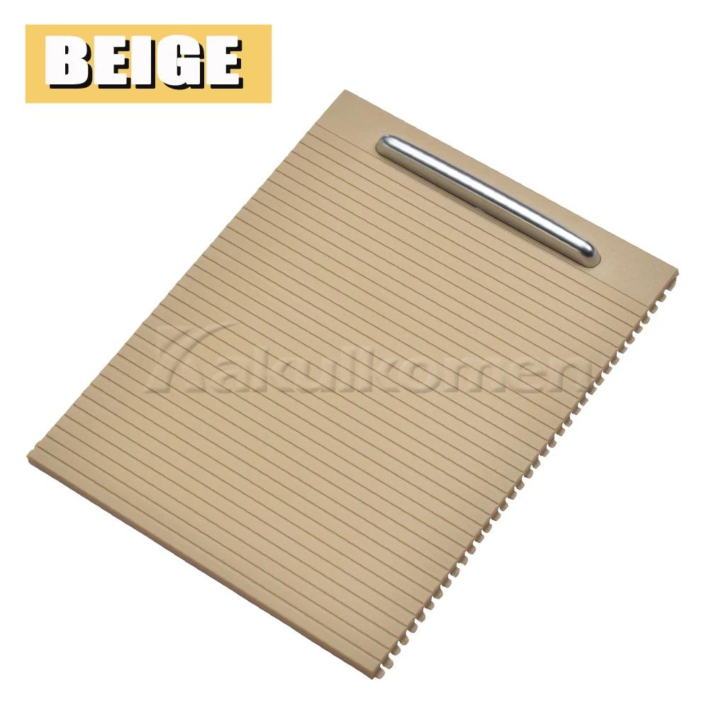 New Interior Center Console Cup Holder Cover Trim Zipper Rolling Shutter Blind Cover For Volkswagon Magotan Passat B6 B7 CC бежевый