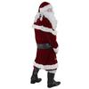 Completo Natalizio Uomo Taglie Forti: Stampa di Babbo Natale con Barba – Opzione Genitore-Figlio Disponibile.