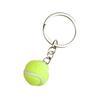 Realistic Tennis Keychain Accessory For Sports Fan Lightweight Portable Design Alloy Materials Keyring Creative Gift