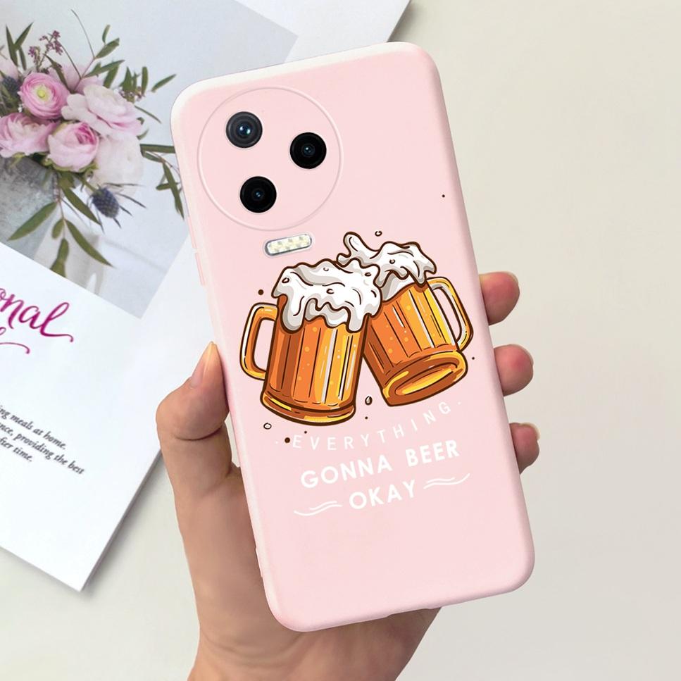 For Infinix Note 12 Pro 4G 6.7" Case Cartoon Astronaut Love Soft Silicone Black Pink Cover For Infinix Note 12 2023 Phone Case