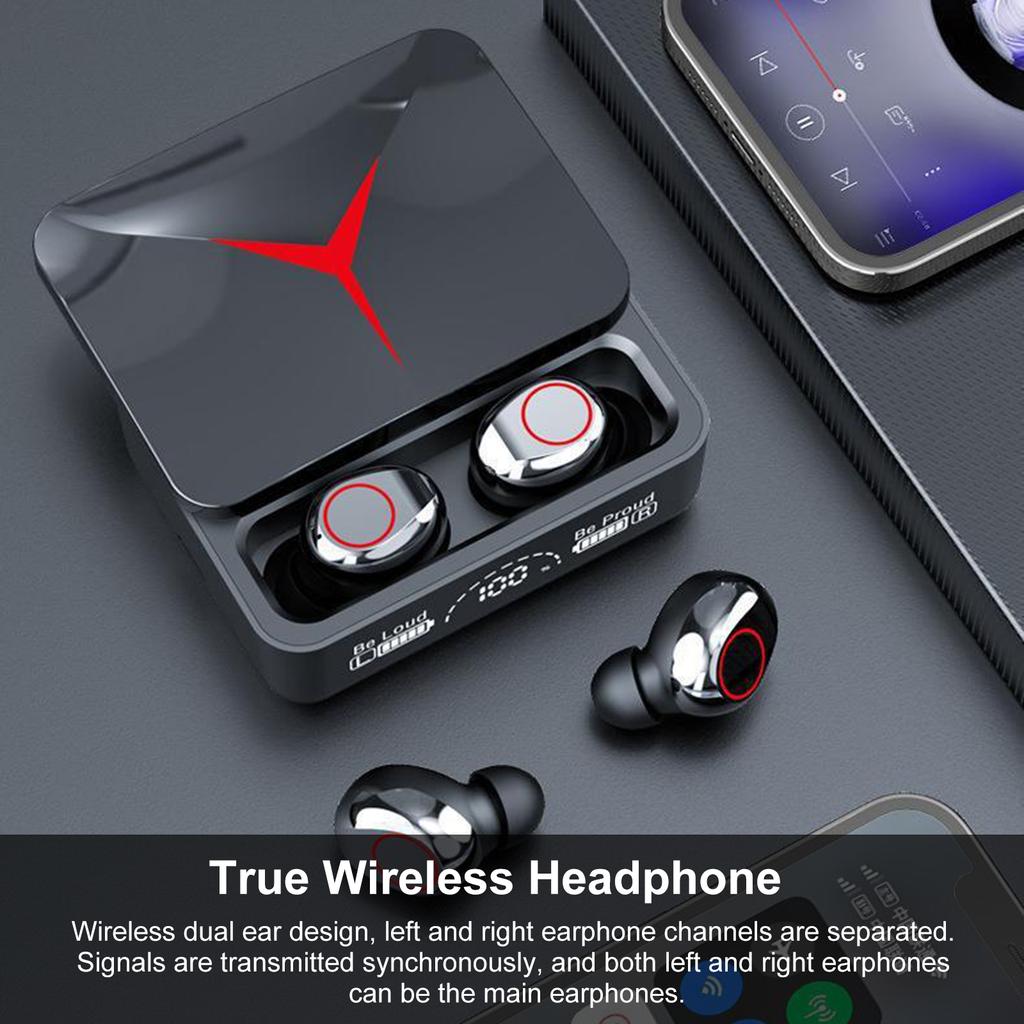 M90 True Wireless Headphones BT 5.3 Sport Headset Touch Control Music Earphones In-ear Mini Earbuds