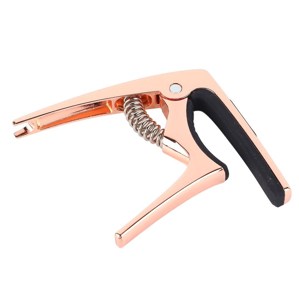 Gitarren-Kapodaster Metall 3 in 1 Tragbar für Akustik- und E-Gitarren Ukulele-Zubehör Roségold