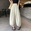 Ice Sunscreen Fluffy Three-dimensional Bloomers Women's Summer Plus Size Fat Mm Casual Nine-point Pants Loose and Thin Carrot Pants