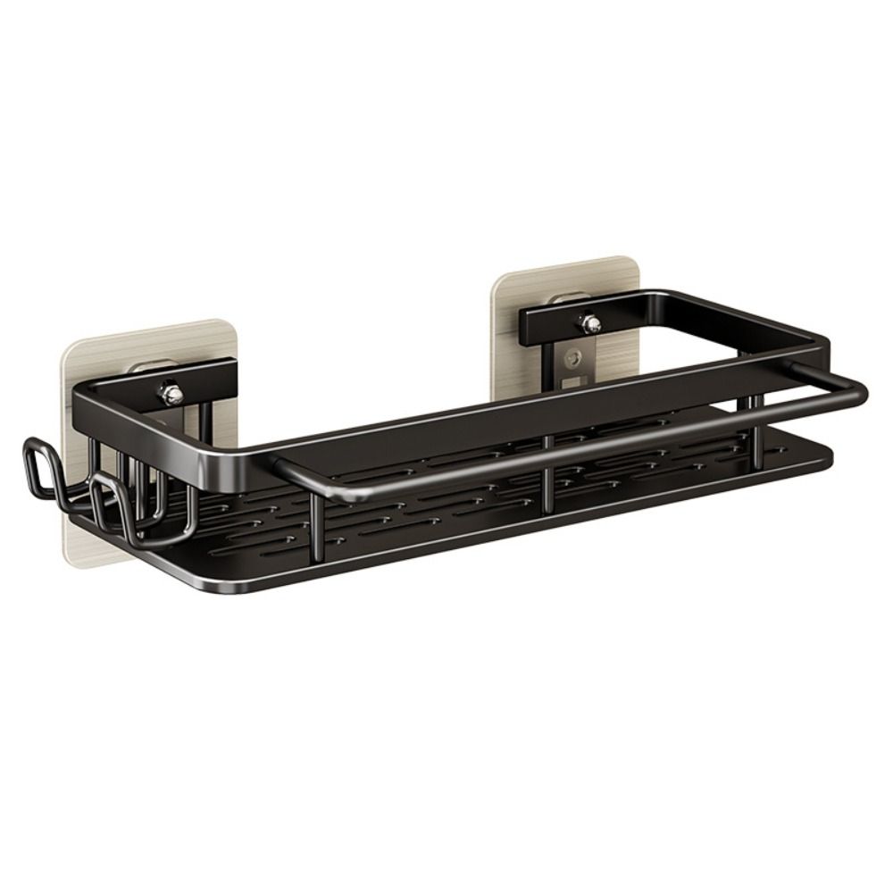 Cu cârlig fix Organizator de duș Montat pe perete Raft de duș Raft de depozitare multifuncțional Baie