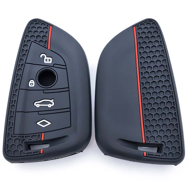 Silikon Fernbedienung Auto Schlüsselhülle Schlüsselanhänger Schlüsseletui Für Bmw X1 X3 X4 X5 X6 Serie 1 2 3 5 7 G20 G02 G05 G31 G23 F34 F15 F40 Ix3