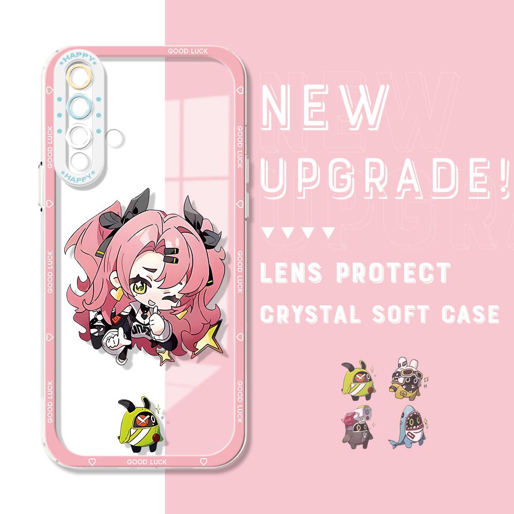 Funda de cristal de astronauta de dibujos animados a prueba de golpes, cubierta completa, protección de cámara, carcasa de teléfono suave transparente para Huawei Honor iPhone Infinix Tecno