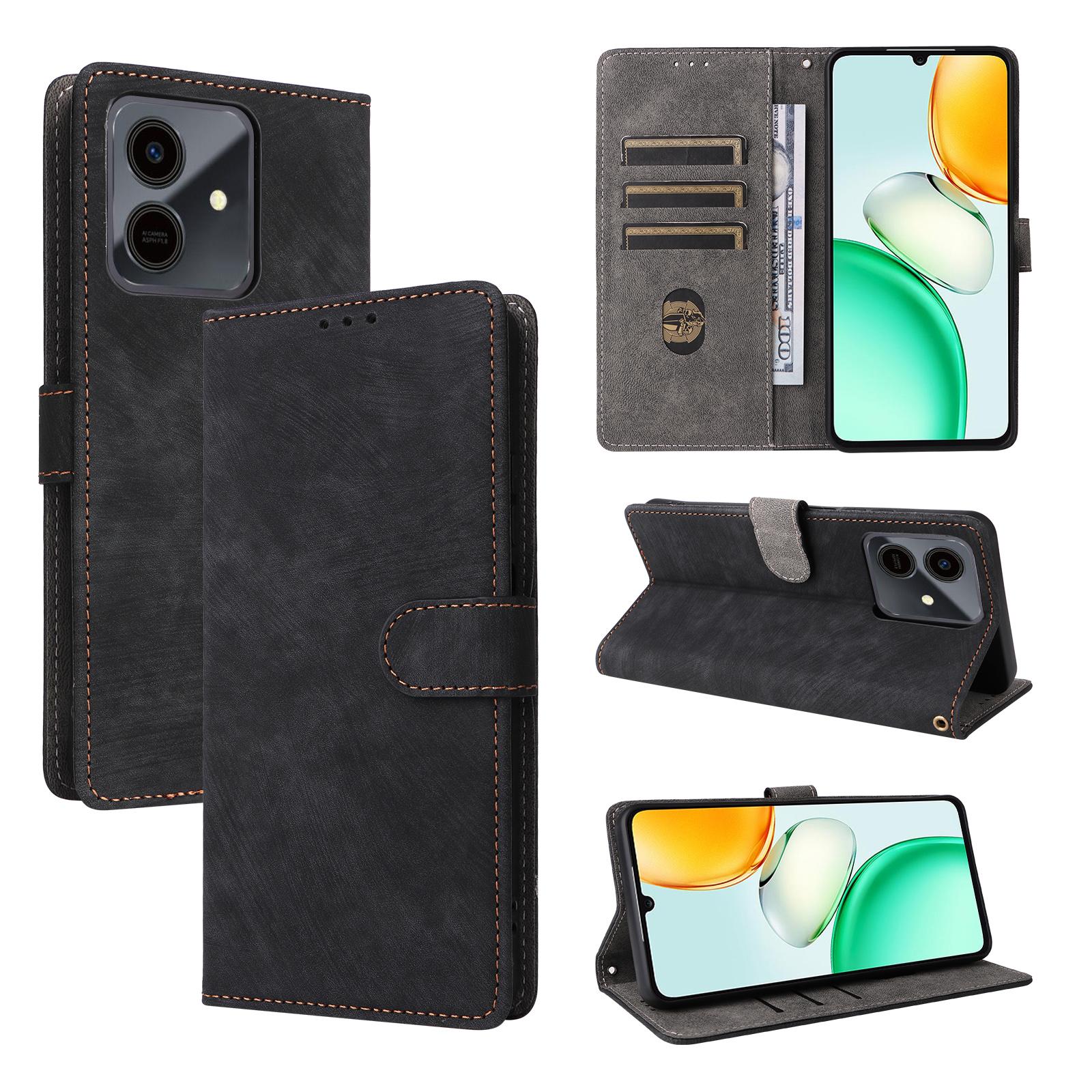 

Flip Cover compatible for Honor Play 10 PU Leather Phone Case Full-Body Protection with [RFID Blocking] for Honor Play 10 чёрный