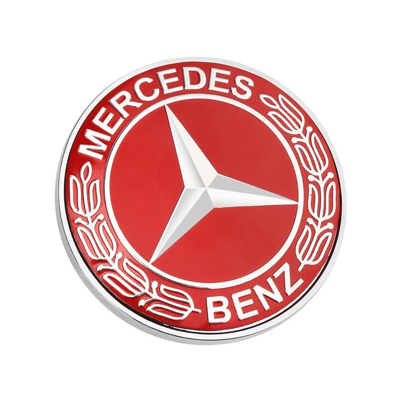 1pcs 57mm Car Front Hood Emblem Goods For Mercedes Benz AMG W212 W213 W205 W177 V177 W247 W176 CES CLS CLA CLK CLG GLS X253 W166