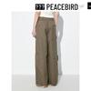 Peacebird Women's High-Waist Cargo Straight Pants