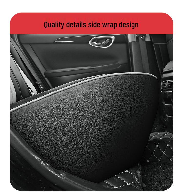 Classic Sylphy Leather Car Seat Cushion - Full Coverage All-Season Universal Cover