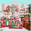 Christmas Tree Ornaments With Density Board Material For Holiday Home Decor