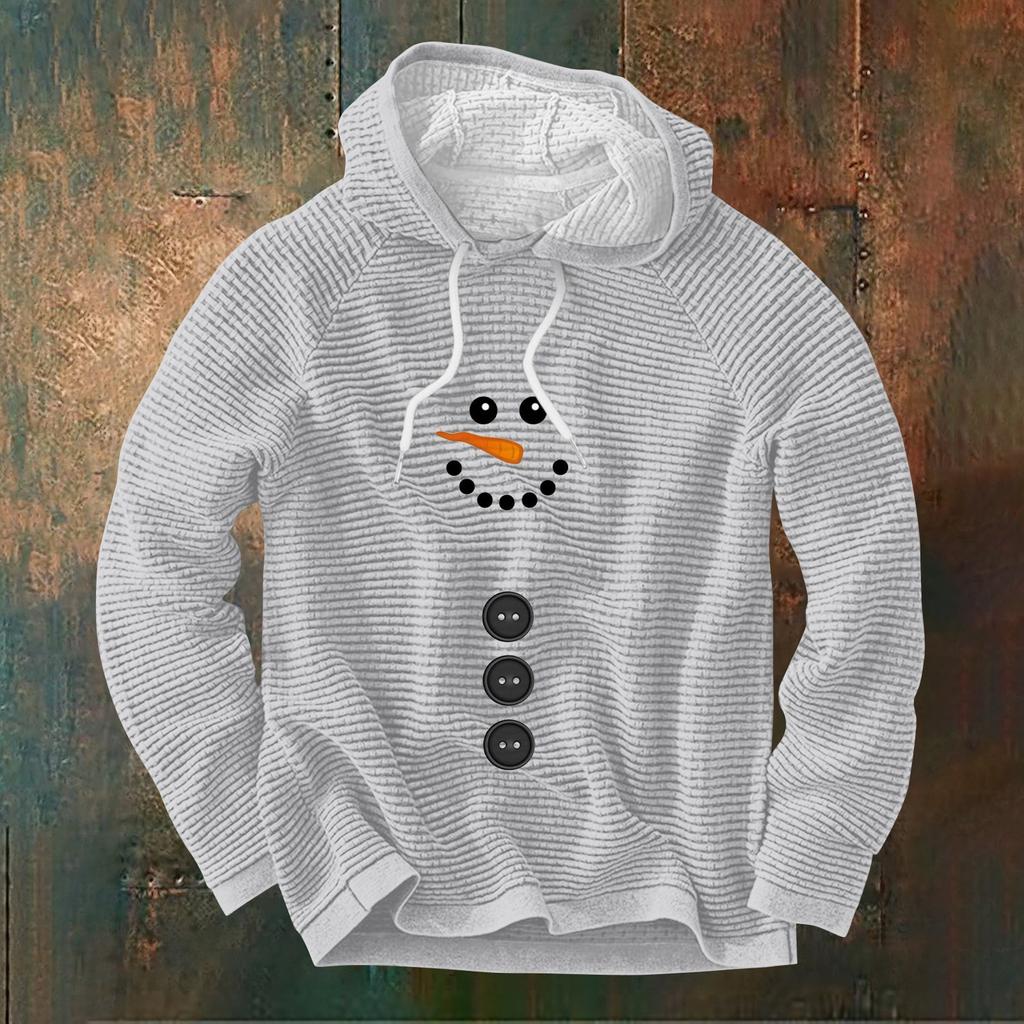 Pánská ležérní a módní mikina s kapucí s dlouhým rukávem