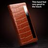QIALINO For Honor Magic V3 5G Case Smart View Window Genuine Cow Leather Phone Cover