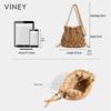 Viney Dames Geweven Crossbody Emmer Tas