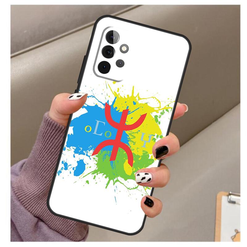 Amazigh Berber Flag Case For Samsung Galaxy A35 A55 A15 A32 A12 A22 A52 A06 A54 A34 A14 A56 A36 A26 A16 A13 A53