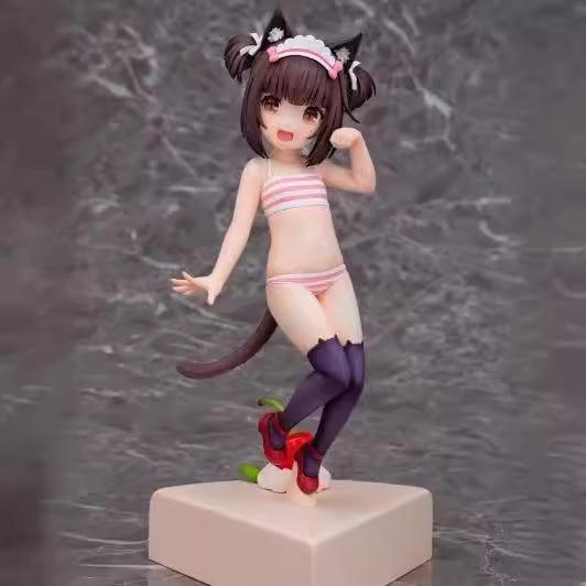 20cm NEKOPARA Maid Vanilla Chocolat Vanilla Action Figure Toys Collection Christmas Gift