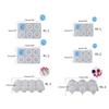 Resin Beads Molds with Hole Silicone Resin Epoxy Molds for Cabochon Gemstone Pendant Earrings Jewelry Casting Molds