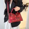 Women's hand-painted tote bag shoulder crossbody bag