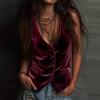 2026 Spring/Summer Women's Button Sexy Sleeveless Vest Tank Top