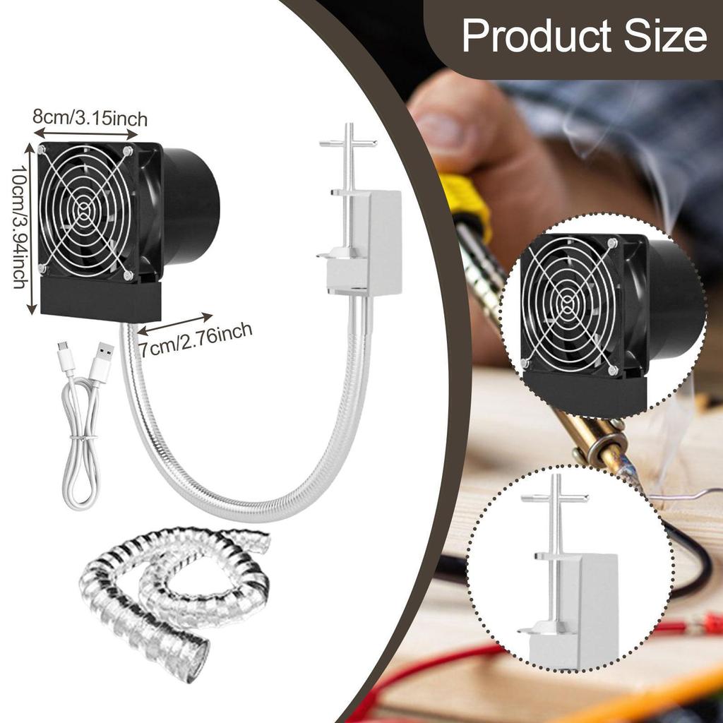 Adjustable Exhaust Fan for Soldering with Smoke Removal Function Garage and Workshop