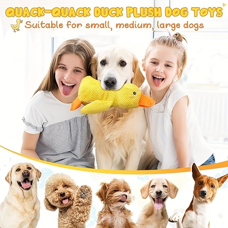 Dog Toy Plush Companion Sleeping Duck Bite Resistant Teeth Grinding Sound Relief Duck Sound Toy