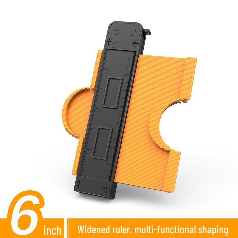 

Регулируемый контурный измеритель с широким фиксатором для профилирования и измерения дуг