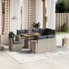 VidaXL Garden Lounge Set with Cushions 9 Pcs, Patio Sofas, Patio Furniture Set, Outdoor Furniture, Grey 3271410