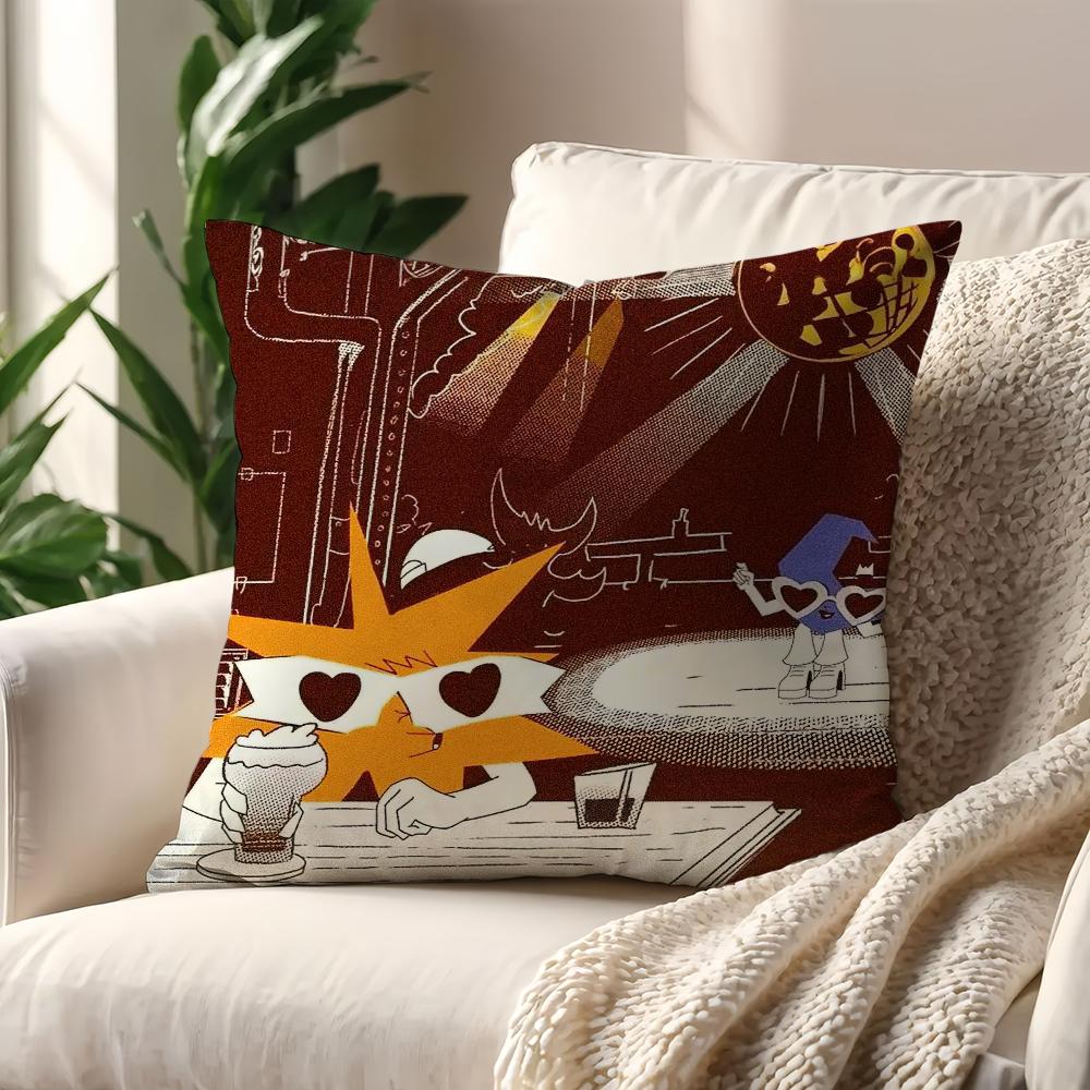 Singer M-Mora Attunement Music Cushion Cover Pillow Cover Decoration Room Home Sofa Living Office Car Nordic Simplicity