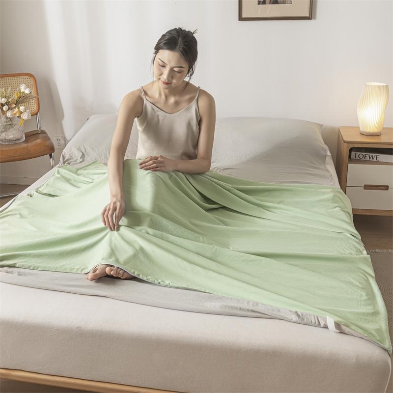 Lightweight Washed Cotton Sleeping Bag Class A Soft Portable Travel Adult Sleeping Bag Travel Hotel Dirty-proof Bed Sheet