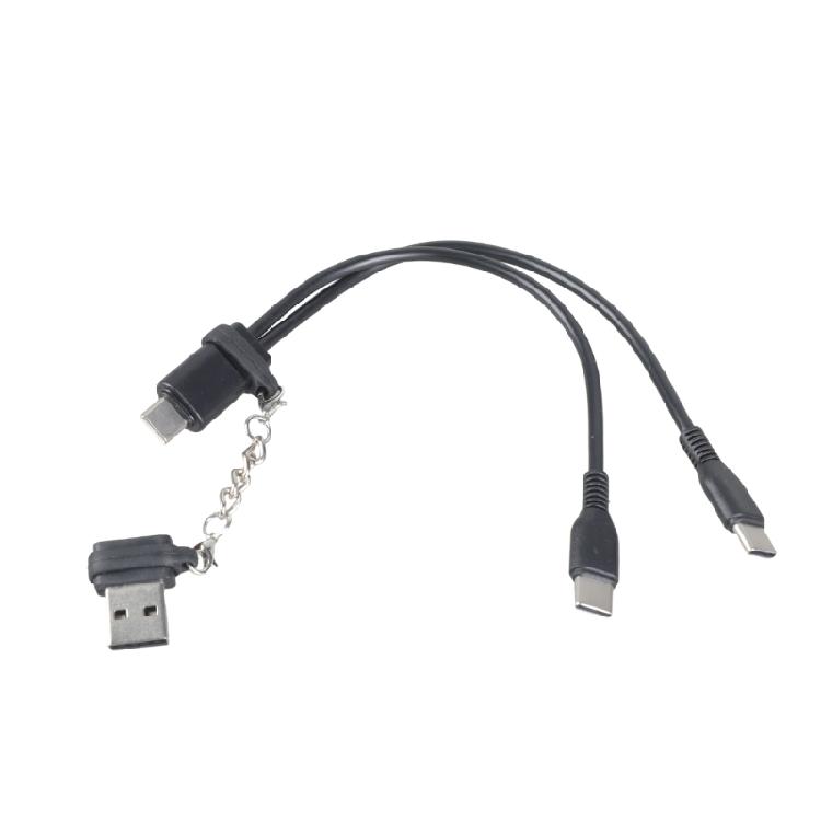 

Двойная USB-линия питания CREATE 5 В, короткий шнур 20 см, постоянный ток, разъемы, силовые устройства, портативная зарядка 1