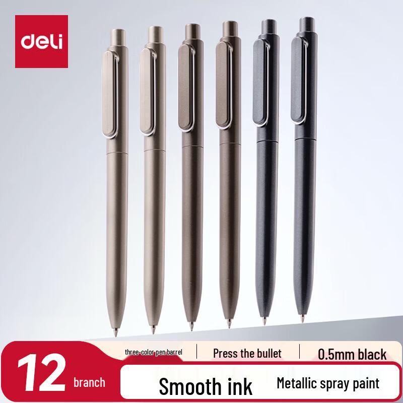 Deli Ret retractable Gel Pens