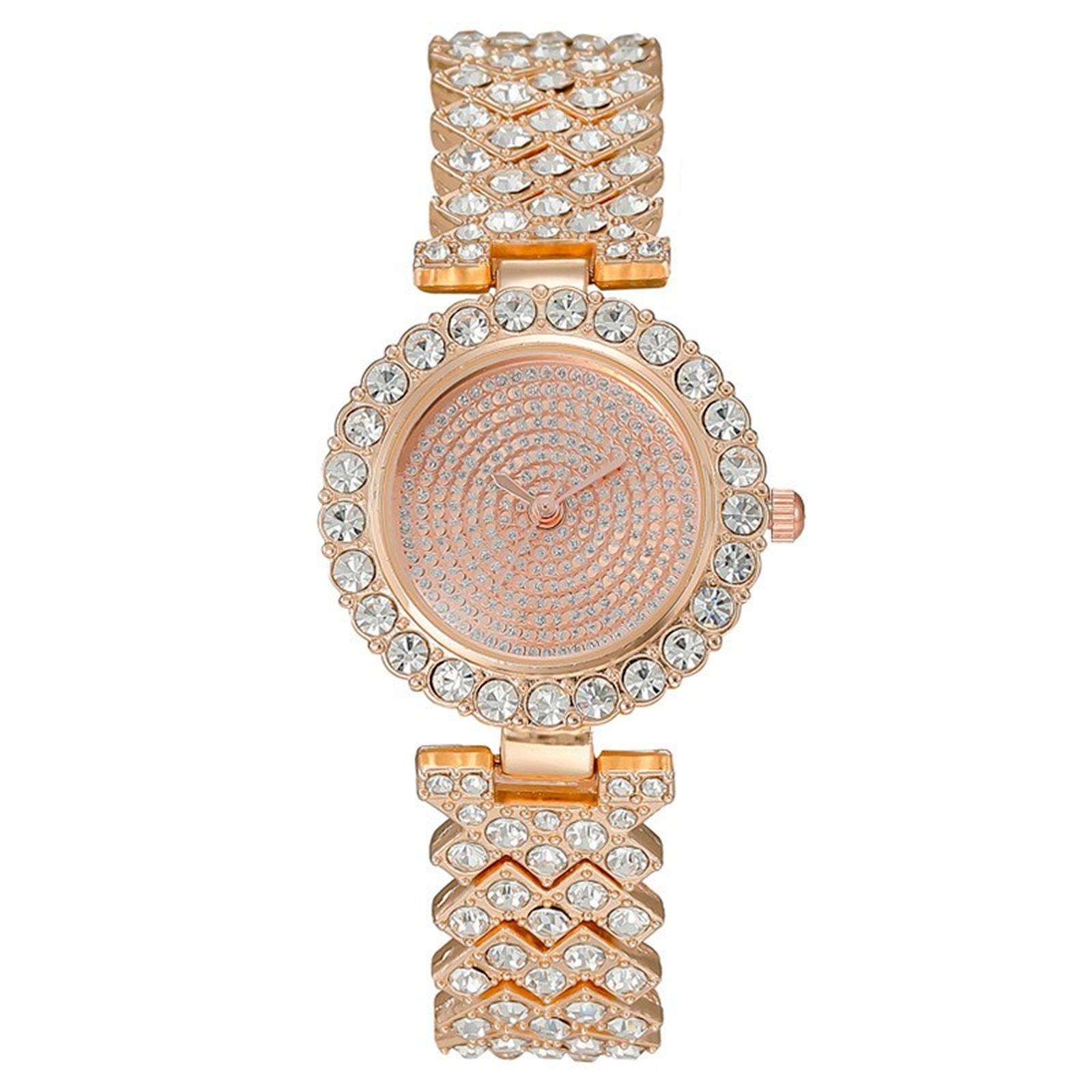 

Women Fashion Leather Watch One Size рожевий