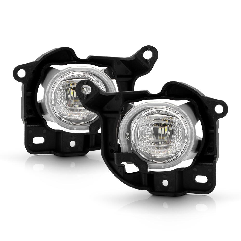 For 2021-2024 Toyota Venza LED Bumper Fog Lights Driving Lamps w/ Switch Pair