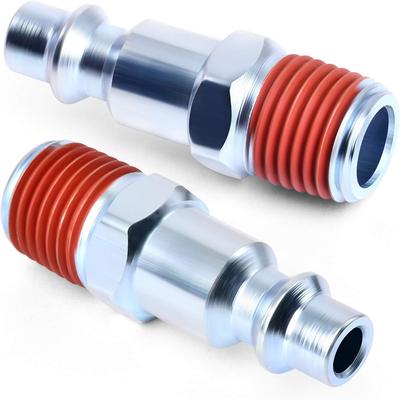 1/4 Inch NPT External Thread Pneumatic Quick Coupling Male Connector Air Line Fitting Hose Compressor Release Connectors