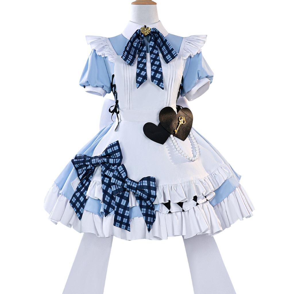 LoveLive u's X GIGO Full Set Cosplay Concert Costume Maid Uniform Halloween Carnival Party Christmas Play Role Clothing