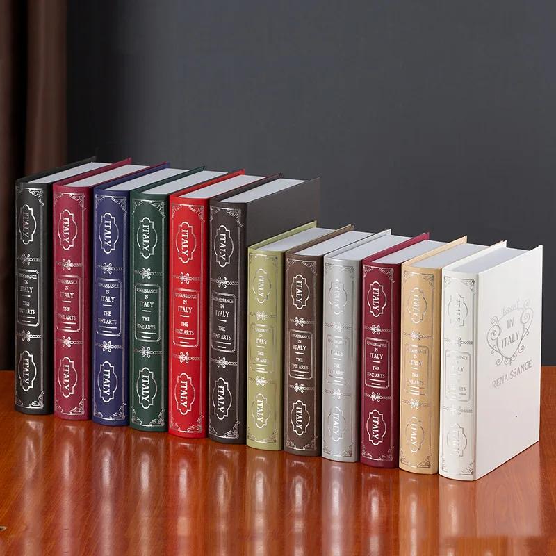 

12 шт./комплект Винтажная модель фальшивой книги Украшение Имитация книжной декорации Реквизит для фотосъемки Книги Украшение для домашнего кабинета