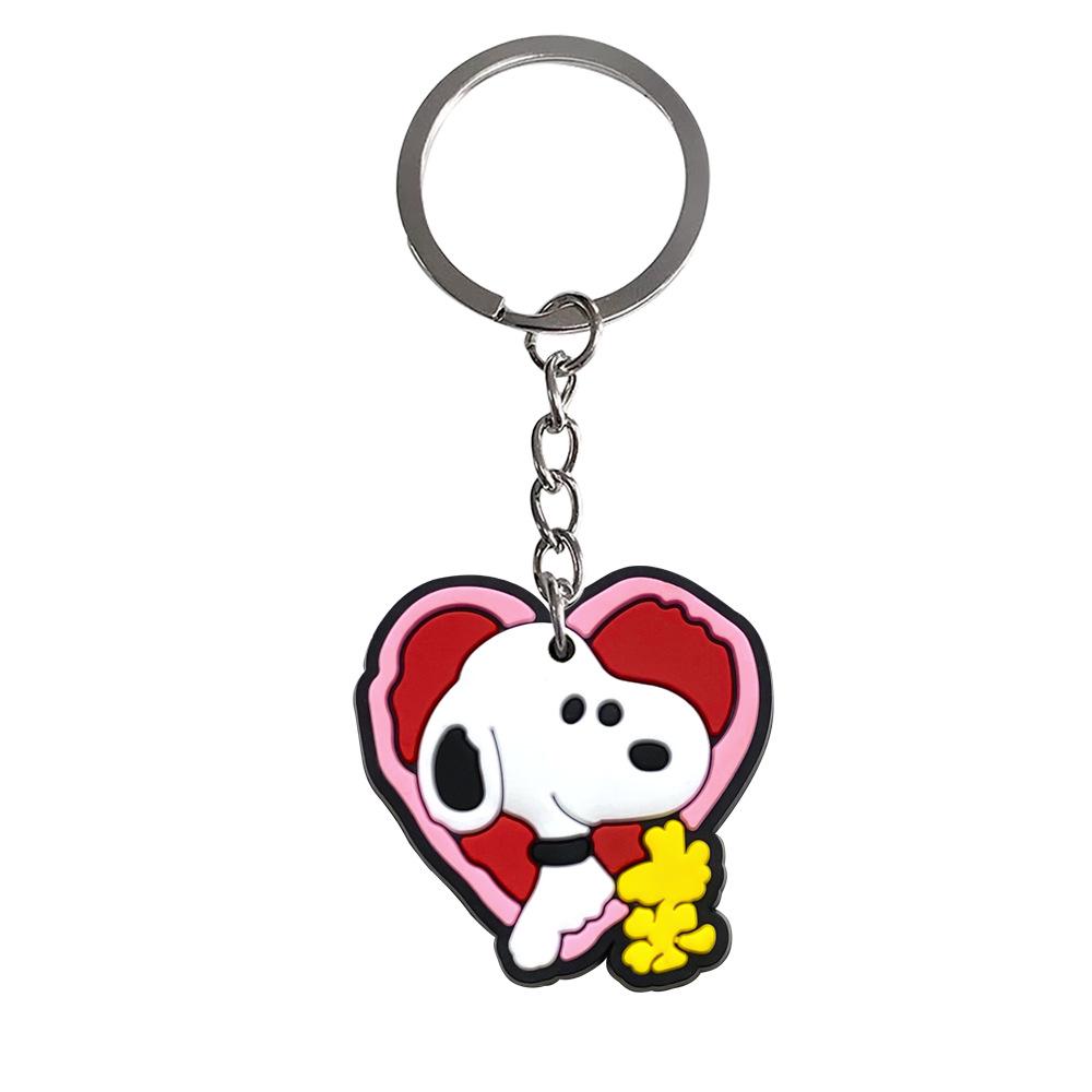 Snoopy Soft PVC Rubber Cartoon Keychain & Backpack Pendant