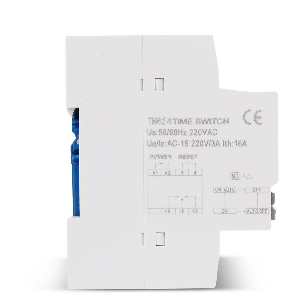 DIN Rail Digital 40 Groups School or Factory Automatic Bell Timer Controller 1~99 Seconds Interval Auto Ring Time Switch AC 220V3